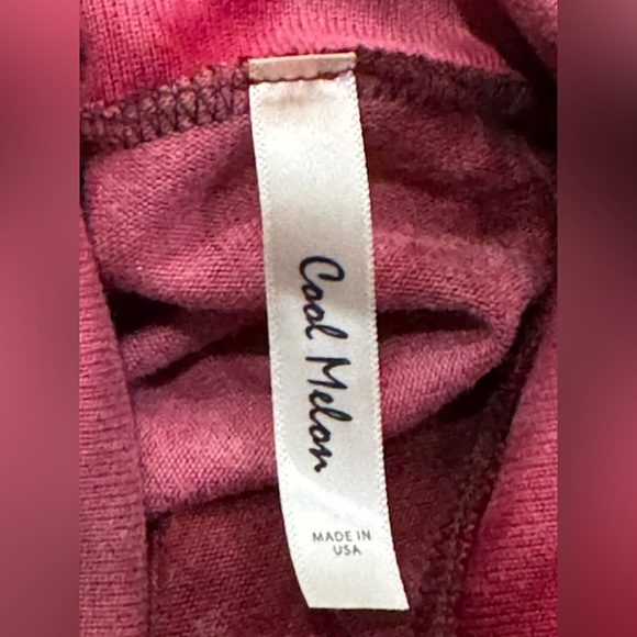 Cool Melon Red Tie Dye pullover tunic top Medium - Picture 5 of 7